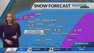 How much snow is the Charlotte area getting, and how long is it lasting?