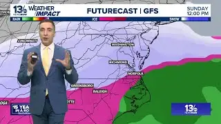 How much snow we could get this weekend