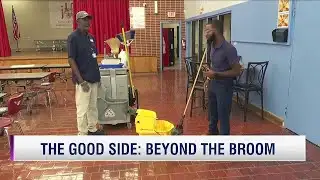 How one school custodian has gone beyond the broom for his students