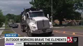 How outdoor workers brave excessive heat and stay safe