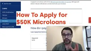 How To Apply for $50K Microloans as EIDL Alternative