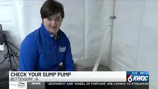 How to check your sump pump before the rain, 6p
