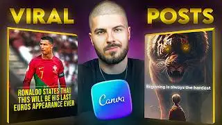 How To Create VIRAL Instagram Posts with Canva & AI  ✅