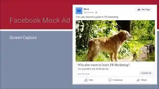 How to Design Facebook News Feed Ad - Video