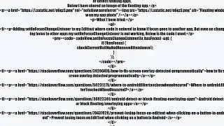 How to disable floating apps when my Android app is running