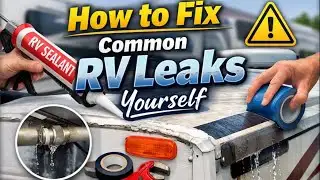 How to Fix Common RV Leaks Yourself