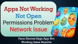 How To Fix Farm Heroes Saga App not working | Not Open | Space Issue | Keeps Crashing Problem