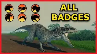 How to get ALL BADGES in JURASSIC GENESIS (Roblox)