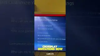How to get cross play invitation - PS5 Tips - 1 #gaming
