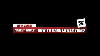 How to Make News Lower Thirds in CapCut | Easy without Green Screen