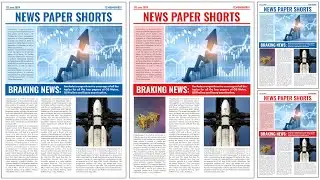 How to Make Newspaper Layout in CorelDraw | New Design Idea | CorelDraw Newspapers Design Tutorial