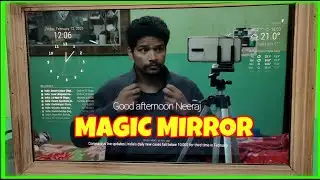 How to make smart mirror using raspberry pi and scrap parts | Magic mirror | Experimentalist