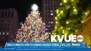 How to manage holiday stress