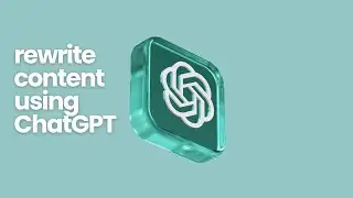 How to rewrite news using ChatGPT