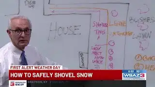 How to safely shovel snow