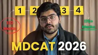 How To Score 170 + in MDCAT 2026 (4 Steps)