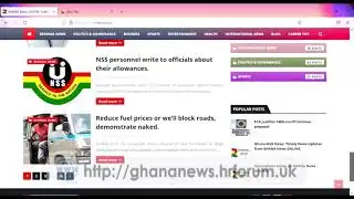 How to search for GHANA News ONLINE on Google search engine.