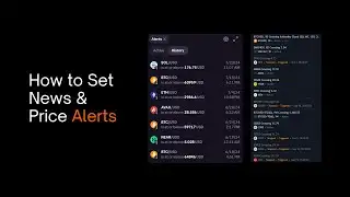 How to Set News & Price Alerts