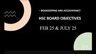 HSC BK BOARD OBJECTIVES FEB 25 & JULY 25 mah. state board