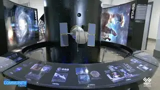 Hubble Telescope Exhibit at the Everhart Museum