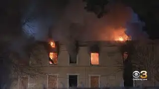 Huge Flames Destroy Apartment Building In Camden