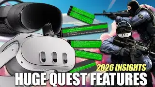HUGE Quest Features Found! Steam Frame Info & Leak, Counter Strike on Quest! (& Much More)