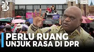 Human Rights Minister Natalius Pigai has requested that the DPR courtyard be transformed into a d...