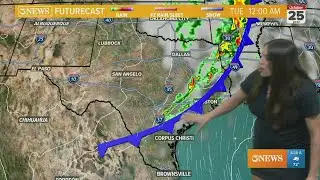 Humid, warm and windy to wrap up the weekend on Sunday