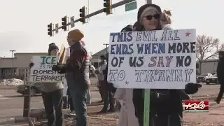 Hundreds attend anti-ICE protest in Sioux Falls