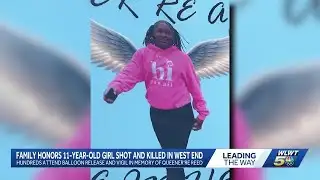 Hundreds attend balloon release, vigil for 11-year-old killed in West End