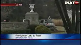 Hundreds Attend Firefighter