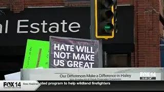 Hundreds gather in Hailey for national ICE protest