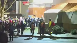 Hundreds gather outside Portland ICE facility Sunday