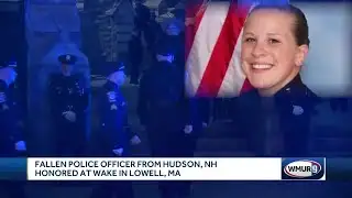 Hundreds honor fallen officer