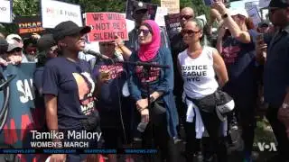 Hundreds March to Protest Gun Violence and NRA Advertisements