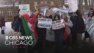 Hundreds of Chicago high school students walk out to protest ICE