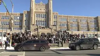 Hundreds of students rally for immigrants outside Reading High School