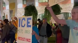 Hundreds pack Surprise City Council meeting, protest outside over ICE facility