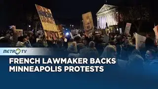 Hundreds Rally in Paris to Support US Protesters After ICE Killings