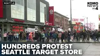 Hundreds rally outside Seattle Target as Mayor Wilson issues ICE directives