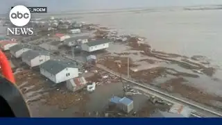 Hundreds rescued in Alaska after typhoon flooding
