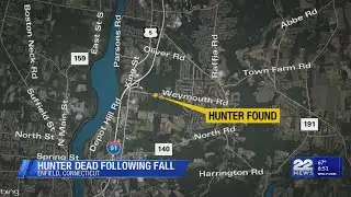 Hunter dies after falling from tree in Enfield
