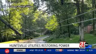 Huntsville Utilities says crews still tackling outages