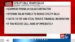 Huntsville Utilities warn of new solar panel scam