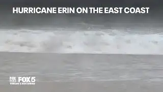 Hurricane Erin: Mid-Atlantic beaches brace for wild winds, rising waters