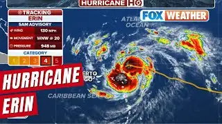 Hurricane Erin Rapidly Intensifies Into Major Category 4 Storm