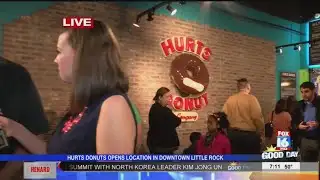 Hurts Donut Company opens in downtown Little Rock