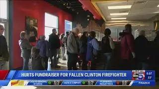 Hurts Donuts holds fundraiser to support fallen Clinton firefighter