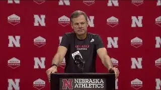 Husker Volleyball Coach Cook holds press conference on Tuesday
