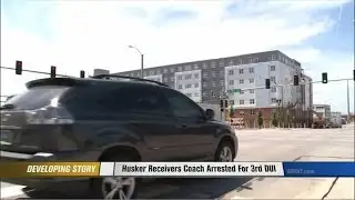 Huskers Receivers Coach Arrested for 3rd DUI
